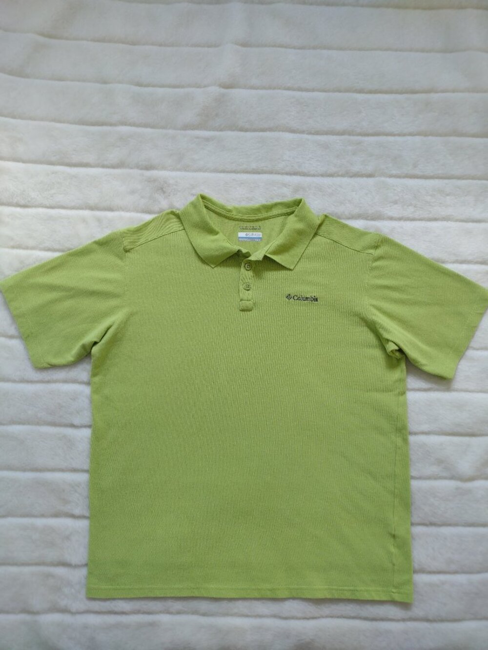 Columbia Men's Polo Shirt Omni-Wick XL Green